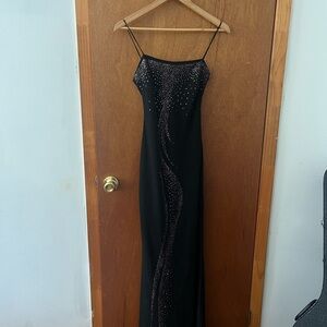 90s/Y2K Black Evening Dress